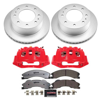 PowerStop® - Z36 Extreme Plain Rear Brake Kit with Calipers