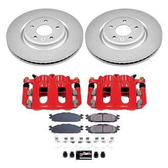 PowerStop® - Z23 Evolution Sport Plain Front Brake Kit with Calipers
