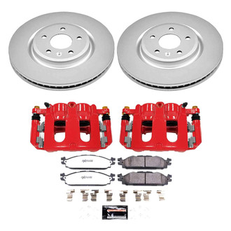 PowerStop® - Z36 Extreme Plain Front Brake Kit with Calipers