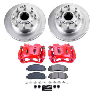PowerStop® - Z23 Evolution Sport Plain Front Brake Kit with Calipers