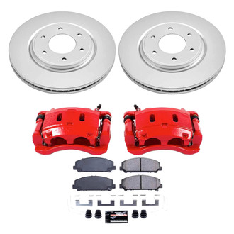 PowerStop® - Z23 Evolution Sport Plain Front Brake Kit with Calipers