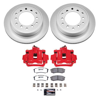 PowerStop® - Z36 Extreme Plain Rear Brake Kit with Calipers
