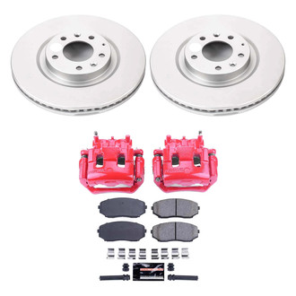PowerStop® - Z23 Evolution Sport Plain Front Brake Kit with Calipers