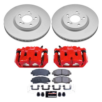 PowerStop® - Z23 Evolution Sport Plain Front Brake Kit with Calipers
