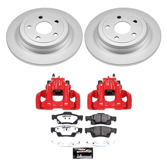 PowerStop® - Z36 Extreme Plain Rear Brake Kit with Calipers