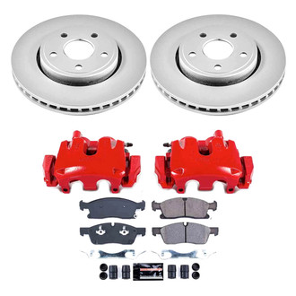 PowerStop® - Z23 Evolution Sport Plain Front Brake Kit with Calipers