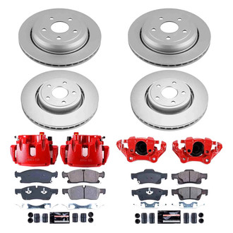 PowerStop® - Z23 Evolution Sport Plain Front and Rear Brake Kit with Calipers
