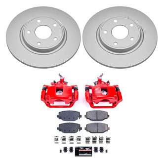 PowerStop® - Z23 Evolution Sport Plain Rear Brake Kit with Calipers
