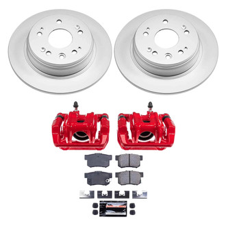 PowerStop® - Z23 Evolution Sport Plain Rear Brake Kit with Calipers