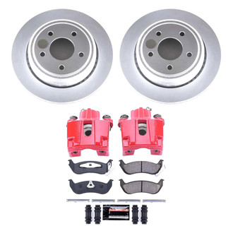 PowerStop® - Z23 Evolution Sport Plain Rear Brake Kit with Calipers