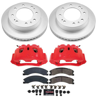 PowerStop® - Z23 Evolution Sport Plain Front Brake Kit with Calipers