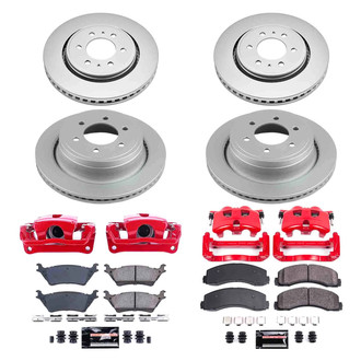 PowerStop® - Z23 Evolution Sport Plain Front and Rear Brake Kit with Calipers