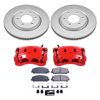 PowerStop® - Z23 Evolution Sport Plain Front Brake Kit with Calipers