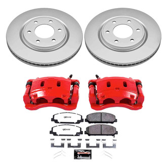 PowerStop® - Z36 Extreme Plain Front Brake Kit with Calipers