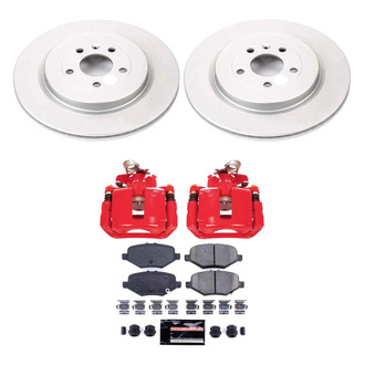 PowerStop® - Z23 Evolution Sport Plain Rear Brake Kit with Calipers