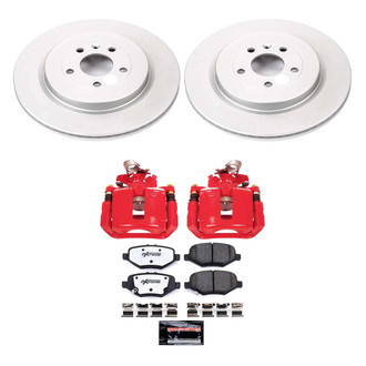 PowerStop® - Z36 Extreme Plain Rear Brake Kit with Calipers