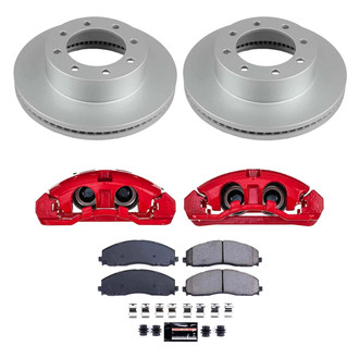 PowerStop® - Z23 Evolution Sport Plain Front Brake Kit with Calipers