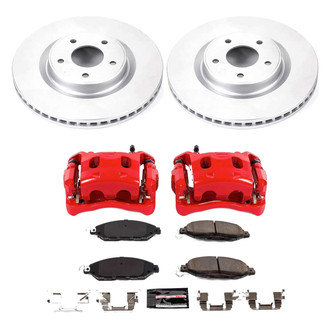 PowerStop® - Z23 Evolution Sport Plain Front Brake Kit with Calipers