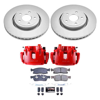 PowerStop® - Z23 Evolution Sport Plain Front Brake Kit with Calipers