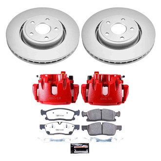 PowerStop® - Z36 Extreme Plain Front Brake Kit with Calipers