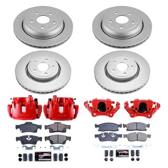 PowerStop® - Z23 Evolution Sport Plain Front and Rear Brake Kit with Calipers