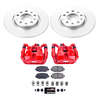 PowerStop® - Z23 Evolution Sport Plain Rear Brake Kit with Calipers