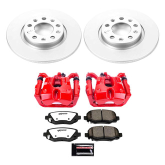 PowerStop® - Z36 Extreme Plain Rear Brake Kit with Calipers