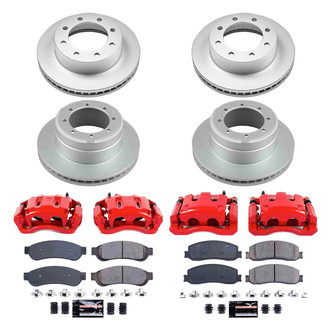 PowerStop® - Z23 Evolution Sport Plain Front and Rear Brake Kit with Calipers