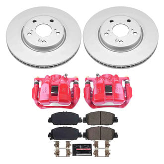 PowerStop® - Z23 Evolution Sport Plain Front Brake Kit with Calipers
