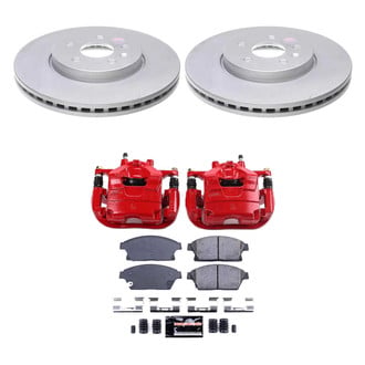 PowerStop® - Z23 Evolution Sport Plain Front Brake Kit with Calipers