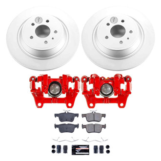 PowerStop® - Z23 Evolution Sport Plain Rear Brake Kit with Calipers