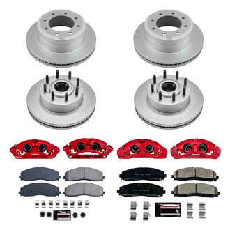 PowerStop® - Z23 Evolution Sport Plain Front and Rear Brake Kit with Calipers