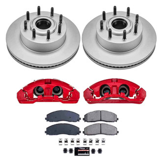 PowerStop® - Z23 Evolution Sport Plain Front Brake Kit with Calipers
