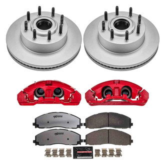 PowerStop® - Z36 Extreme Plain Front Brake Kit with Calipers