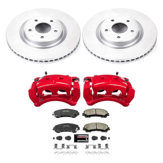 PowerStop® - Z23 Evolution Sport Plain Front Brake Kit with Calipers