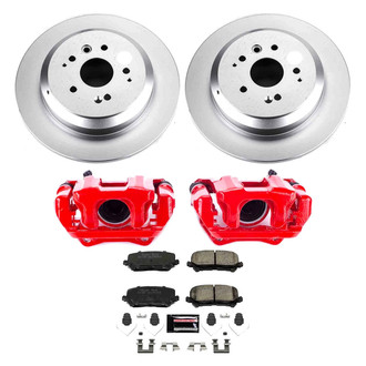 PowerStop® - Z23 Evolution Sport Plain Rear Brake Kit with Calipers