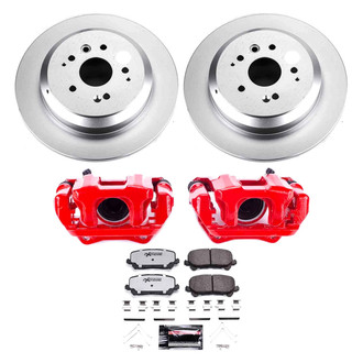 PowerStop® - Z36 Extreme Plain Rear Brake Kit with Calipers