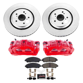 PowerStop® - Z23 Evolution Sport Plain Front Brake Kit with Calipers