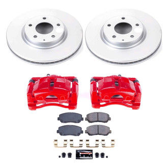 PowerStop® - Z23 Evolution Sport Plain Front Brake Kit with Calipers