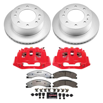 PowerStop® - Z36 Extreme Plain Rear Brake Kit with Calipers