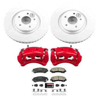 PowerStop® - Z23 Evolution Sport Plain Front Brake Kit with Calipers