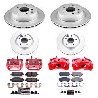 PowerStop® - Z23 Evolution Sport Plain Front and Rear Brake Kit with Calipers
