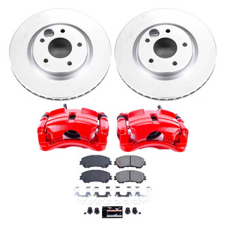 PowerStop® - Z23 Evolution Sport Plain Front Brake Kit with Calipers
