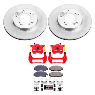 PowerStop® - Z23 Evolution Sport Plain Front Brake Kit with Calipers
