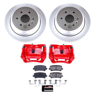 PowerStop® - Z23 Evolution Sport Plain Rear Brake Kit with Calipers