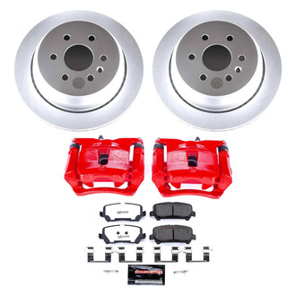 PowerStop® - Z36 Extreme Plain Rear Brake Kit with Calipers