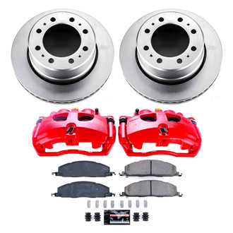 PowerStop® - Z23 Evolution Sport Plain Rear Brake Kit with Calipers