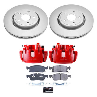 PowerStop® - Z23 Evolution Sport Plain Front Brake Kit with Calipers