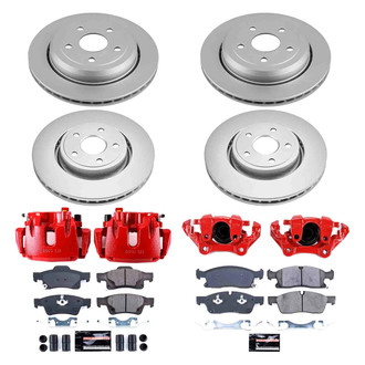 PowerStop® - Z23 Evolution Sport Plain Front and Rear Brake Kit with Calipers