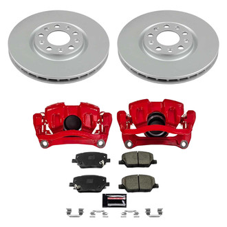 PowerStop® - Z23 Evolution Sport Plain Front Brake Kit with Calipers